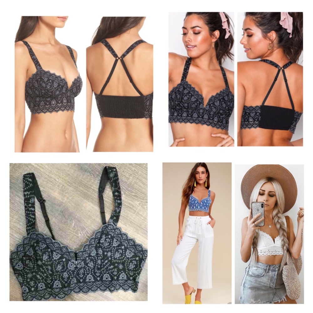 Free People Ezra Bralette.  NWT. - Picture 2 of 8
